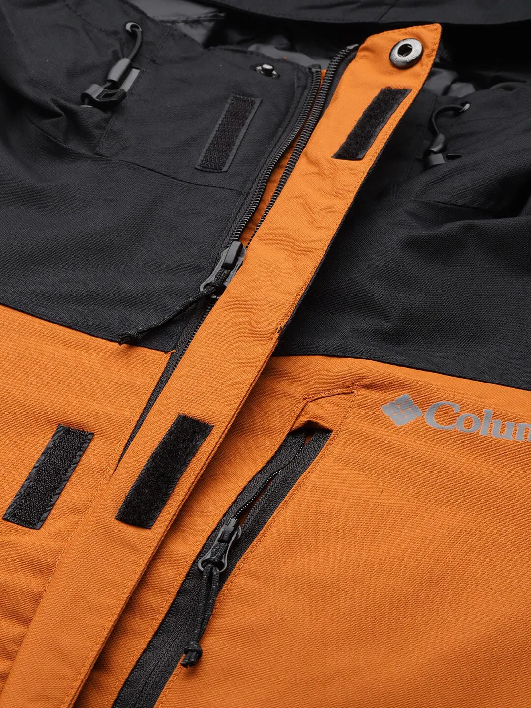 Columbia Men Orange Omni-Heat Reflective Whirlibird IV Inetrchangeable Jacket