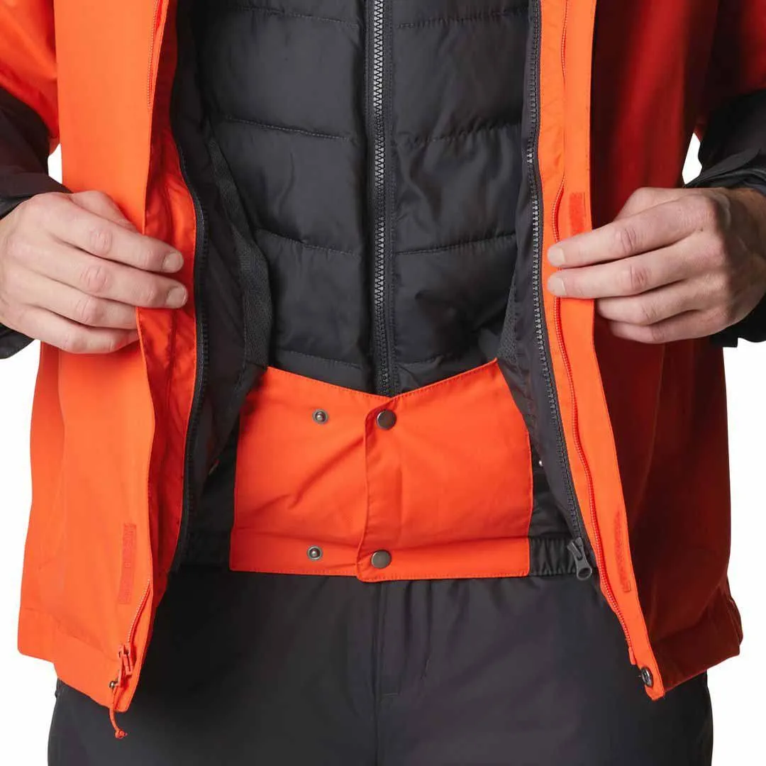 Columbia Men Orange Omni-Heat Reflective Whirlibird IV Inetrchangeable Jacket