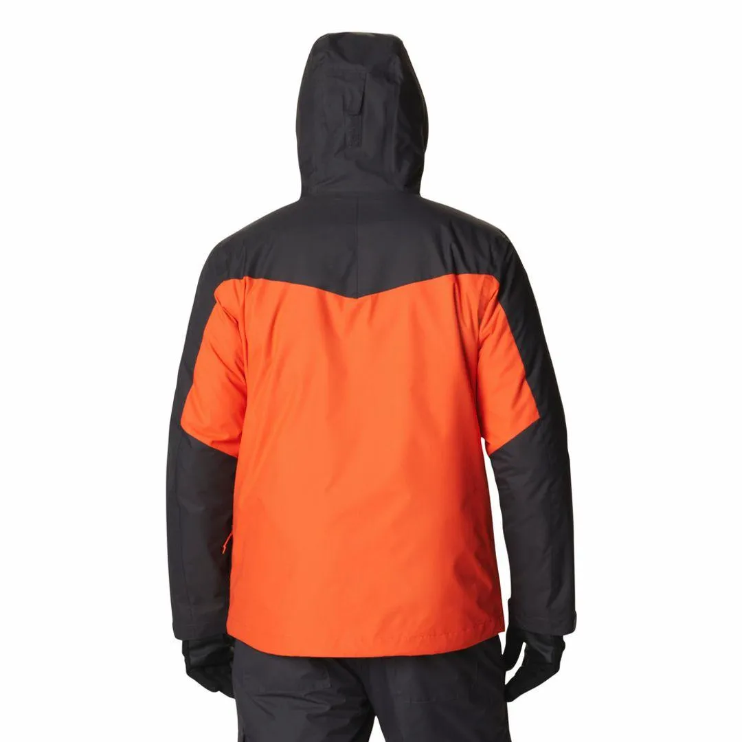 Columbia Men Orange Omni-Heat Reflective Whirlibird IV Inetrchangeable Jacket