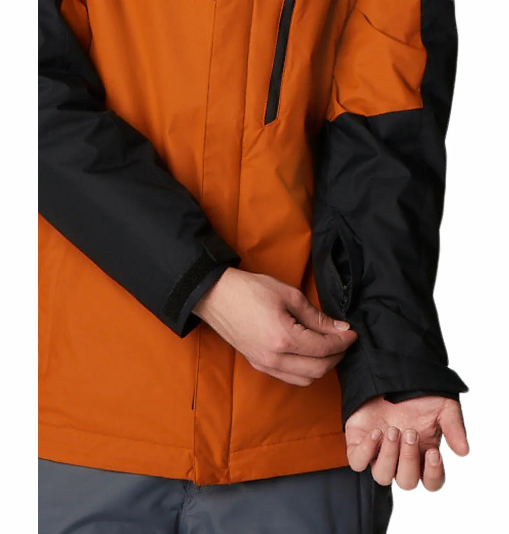Columbia Men Orange Omni-Heat Reflective Whirlibird IV Inetrchangeable Jacket