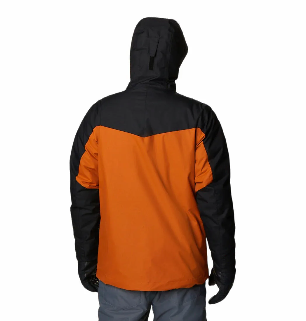 Columbia Men Orange Omni-Heat Reflective Whirlibird IV Inetrchangeable Jacket