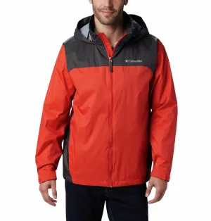 Columbia Men Orange Omni-Shield Glennaker Lake Rain Waterproof Rain Jacket