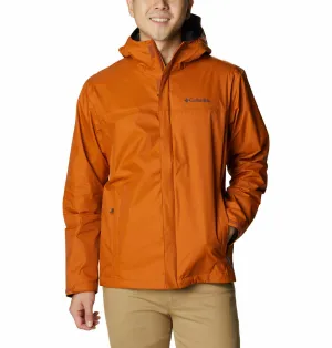 Columbia Men Orange Omni-Tech Watertight II Waterproof Rain Jacket