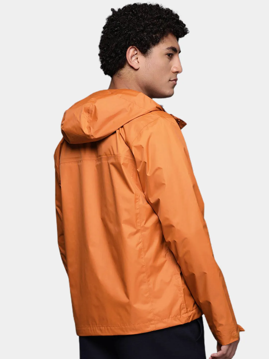 Columbia Men Orange Omni-Tech Watertight II Waterproof Rain Jacket