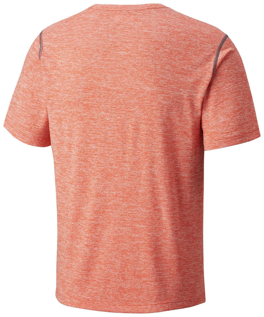 Columbia Men Orange Omni-Wick Deschutes Runner Tshirt