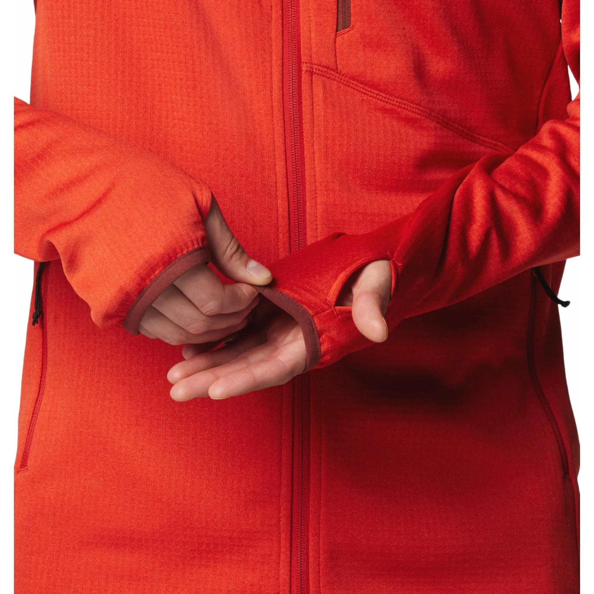 Columbia Men Orange Omni-Wick Park View Fleece Jacket
