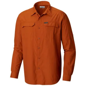 Columbia Men Orange Omni-Wick Silver Ridge 2.0 Long Sleeve Shirt