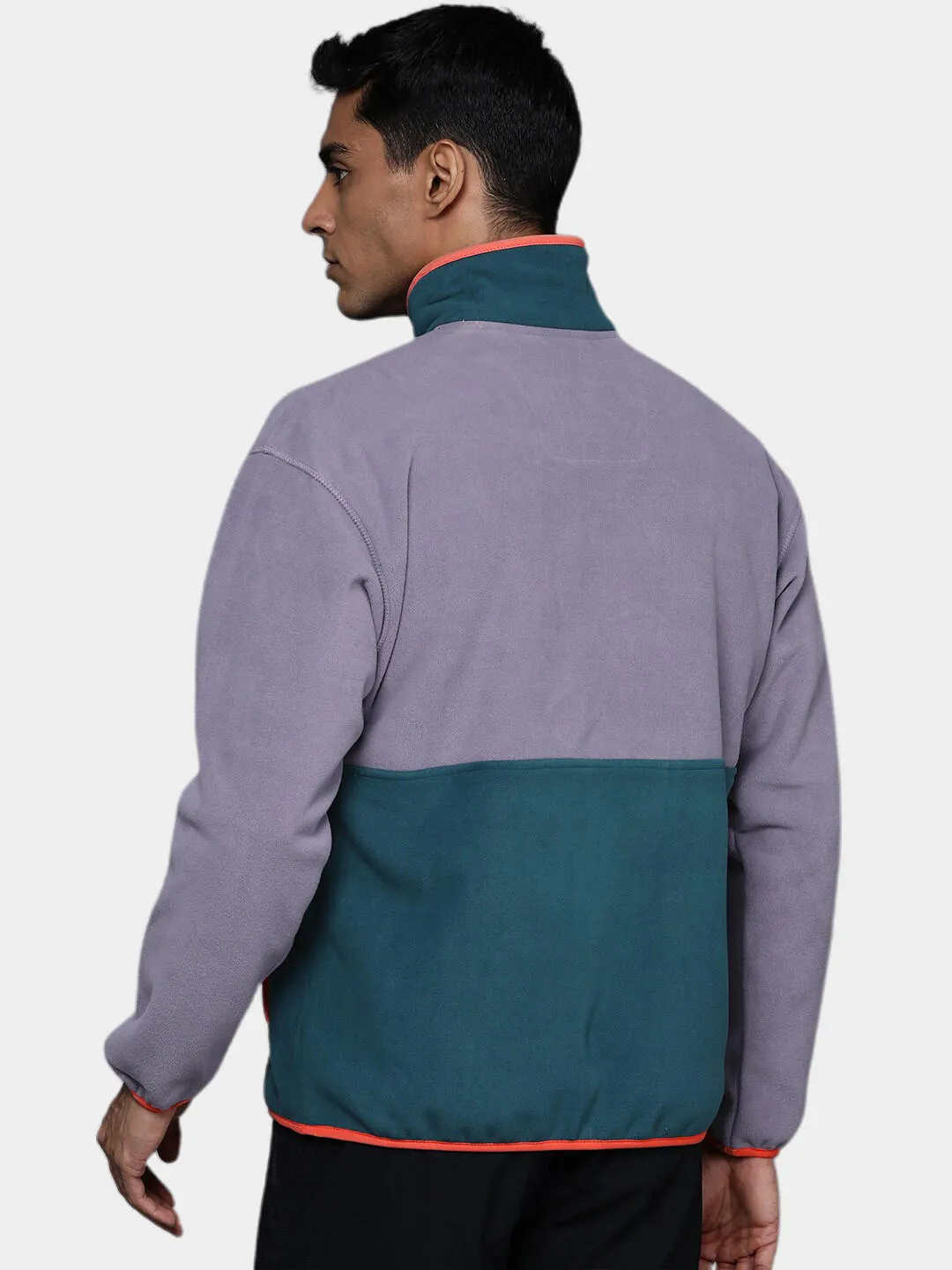 Columbia Men Purple Backbowl Remastered Fleece Jacket