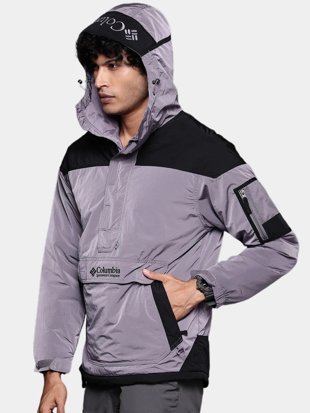 Columbia Men Purple Challenger Remastered Jacket