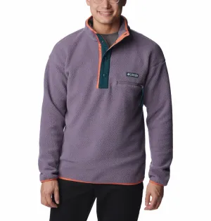 Columbia Men Purple Helvetia Half Snap Fleece Jacket