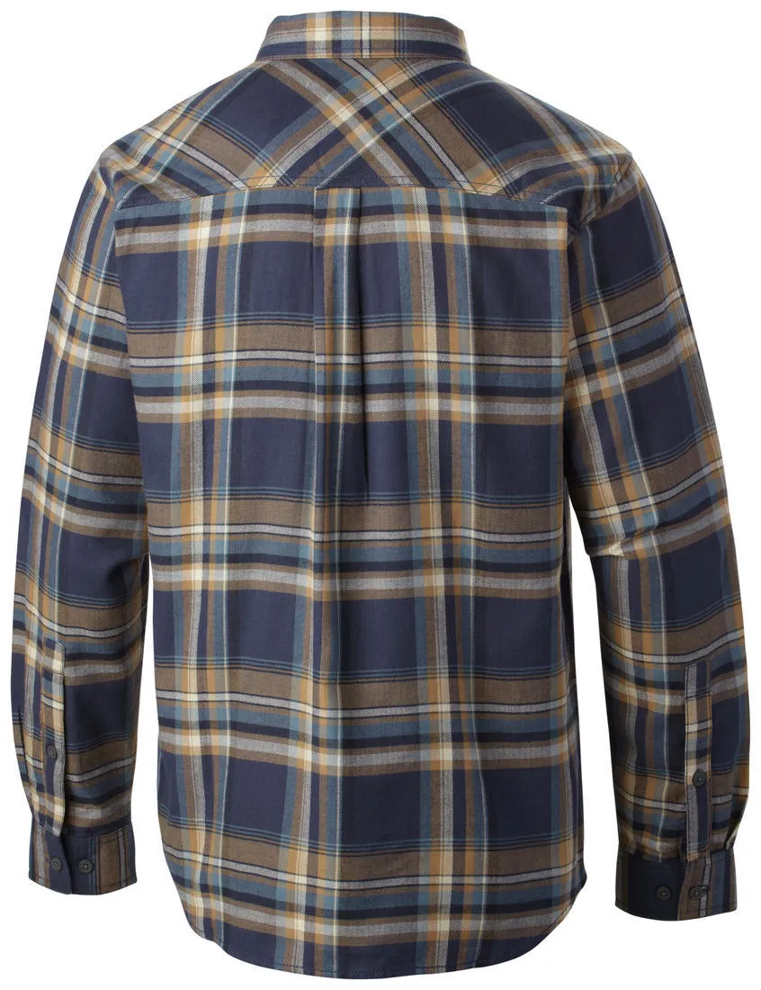 Columbia Men Purple Omni-Wick Flare Gun Flannel III Long Sleeve Shirt