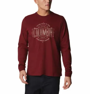 Columbia Men Red Brighton Woods Graphic Tshirt