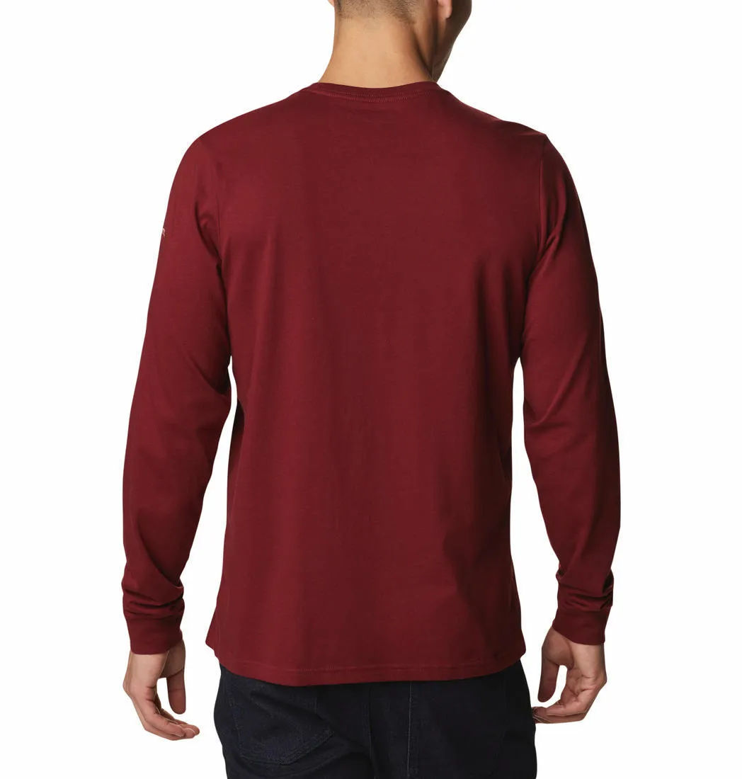 Columbia Men Red Brighton Woods Graphic Tshirt