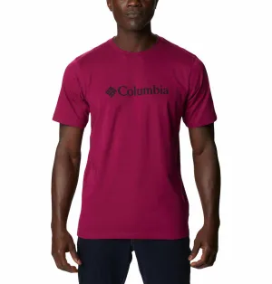 Columbia Men Red CSC Basic Logo Tshirt