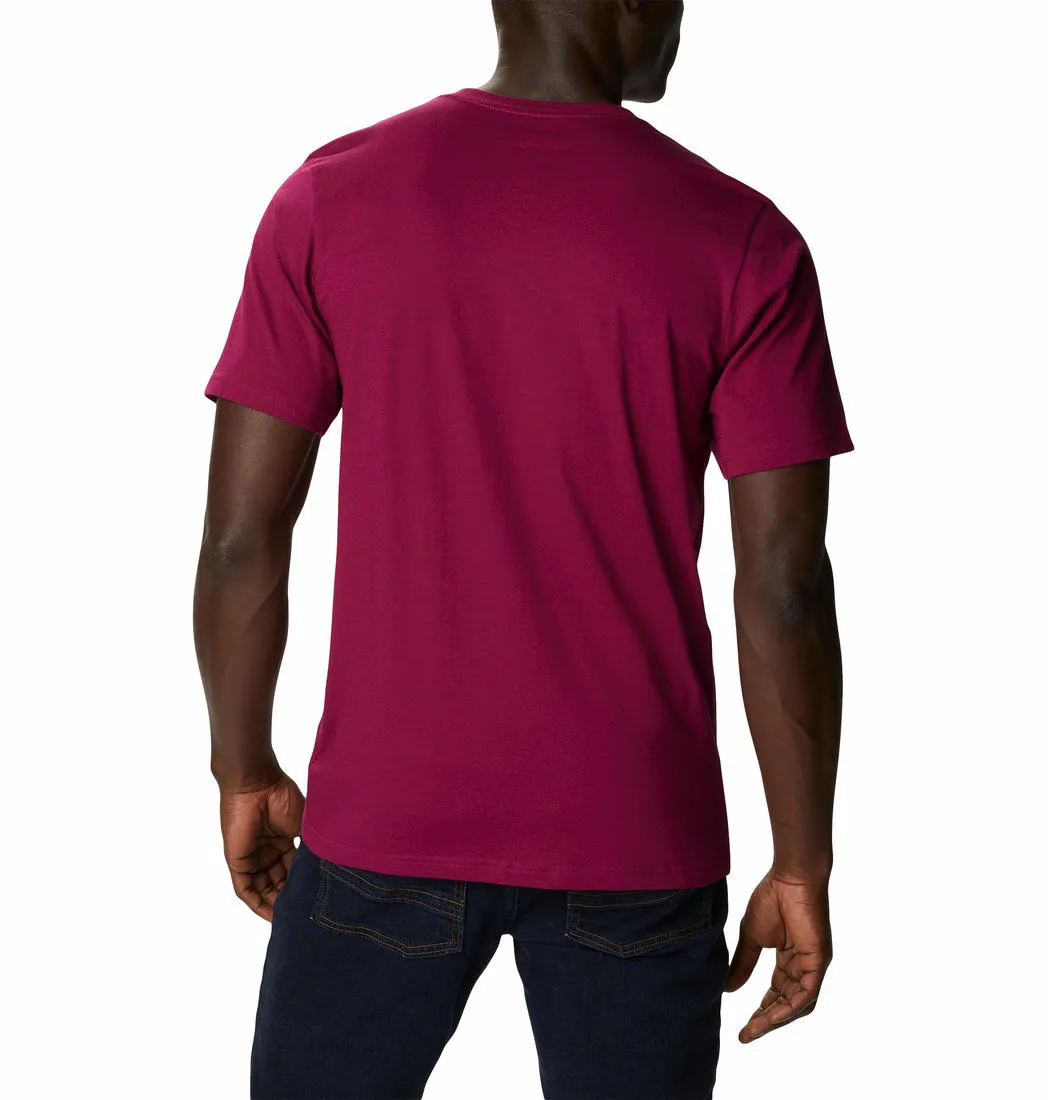 Columbia Men Red CSC Basic Logo Tshirt