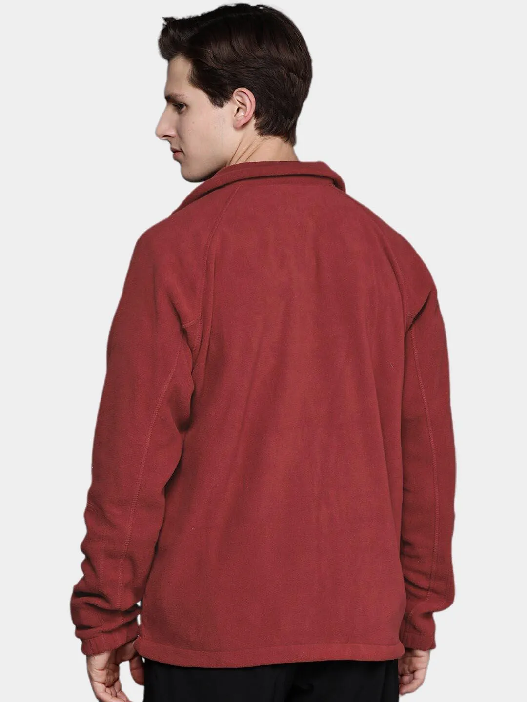 Columbia Men Red Fast Trek II Fleece Jacket