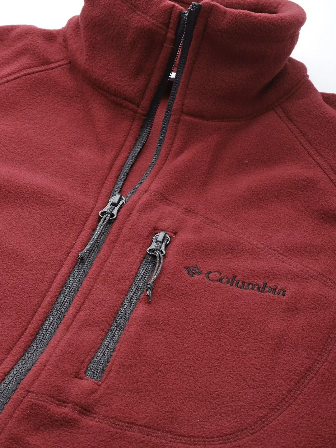 Columbia Men Red Fast Trek II Fleece Jacket