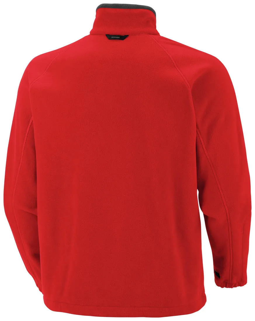 Columbia Men Red Fast Trek II Fleece Jacket