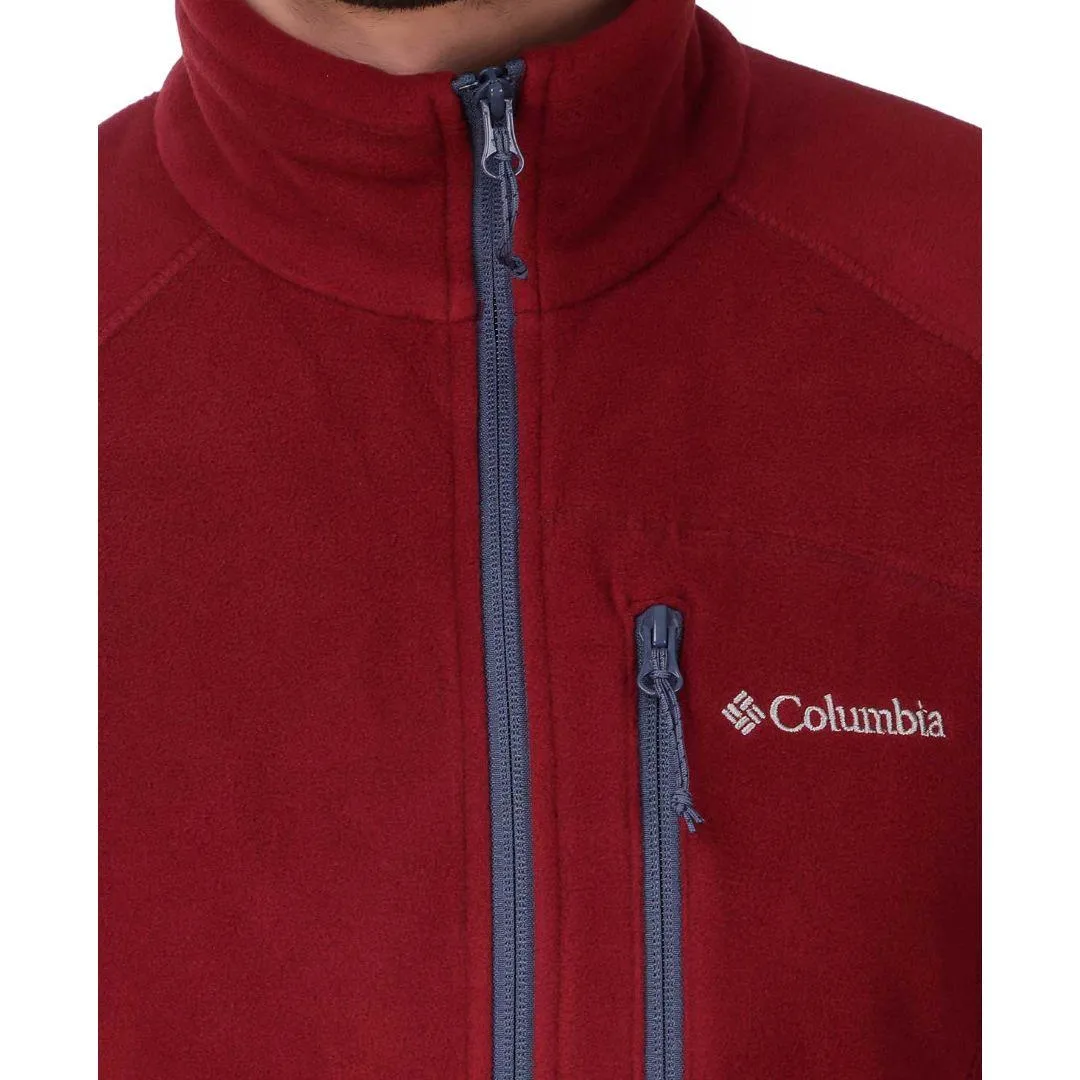 Columbia Men Red Fast Trek II Fleece Jacket