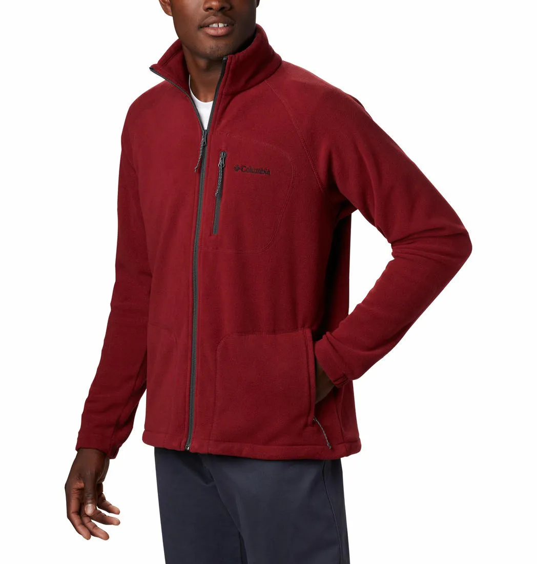 Columbia Men Red Fast Trek II Fleece Jacket