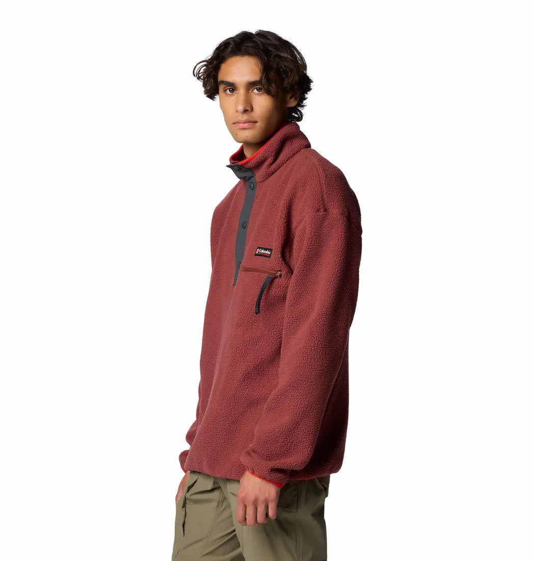 Columbia Men Red Helvetia II Half Snap Fleece