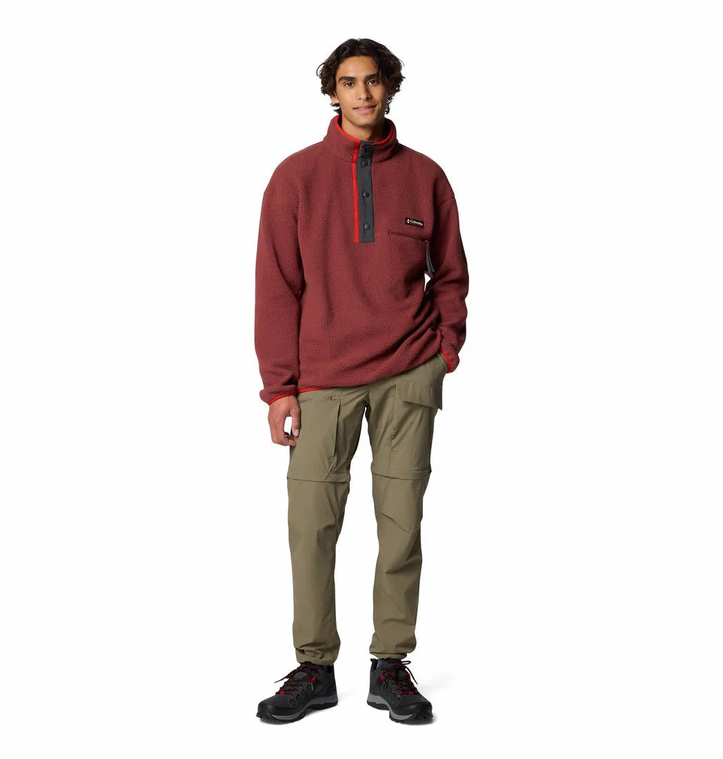 Columbia Men Red Helvetia II Half Snap Fleece