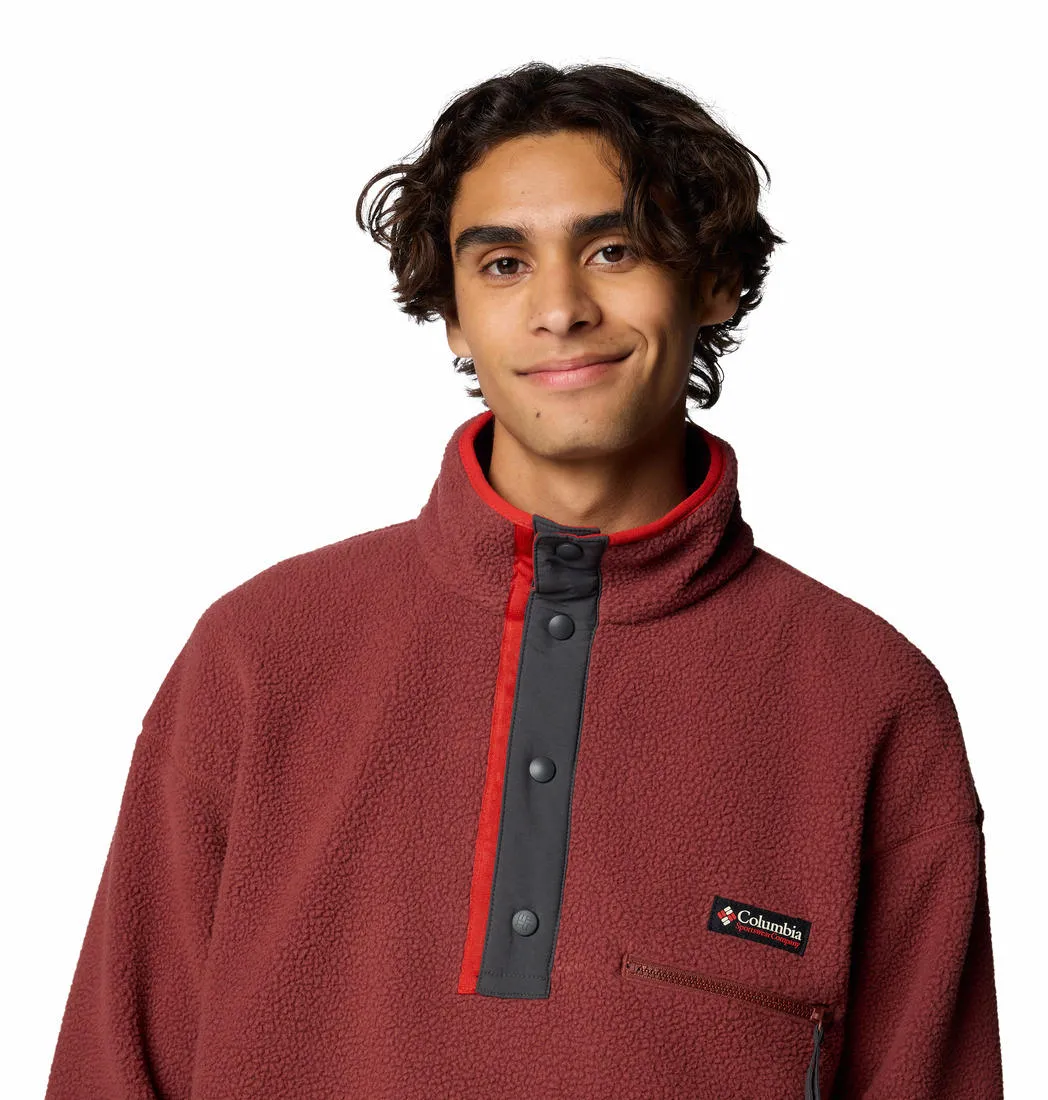 Columbia Men Red Helvetia II Half Snap Fleece