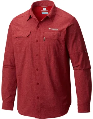 Columbia Men Red Omni-Freeze Irico Long Sleeve Shirt