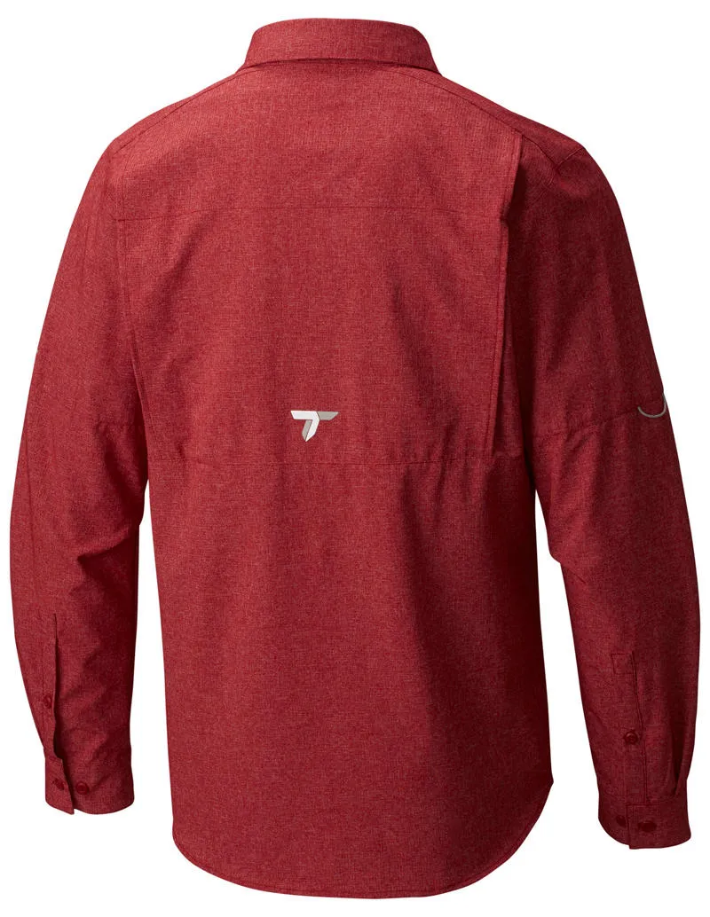 Columbia Men Red Omni-Freeze Irico Long Sleeve Shirt