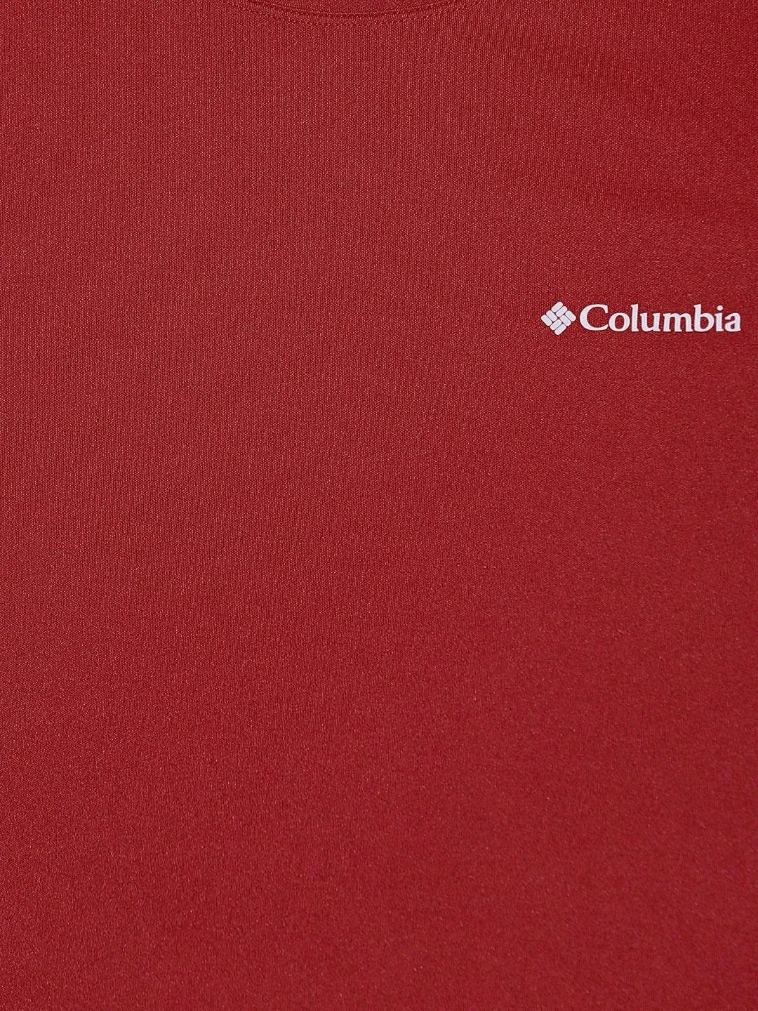 Columbia Men Red Omni-Freeze Zero Rules Tshirt