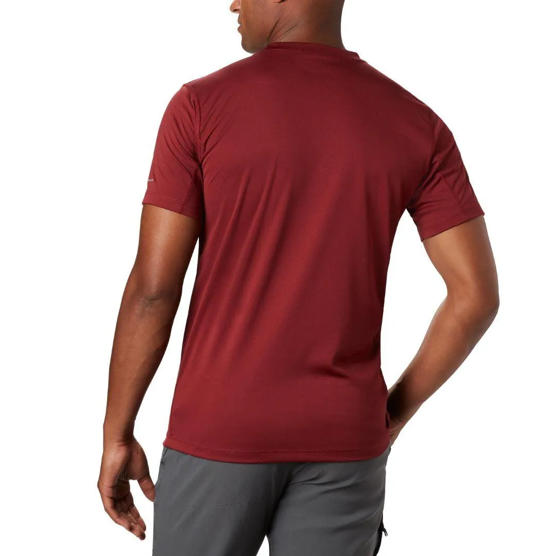 Columbia Men Red Omni-Freeze Zero Rules Tshirt