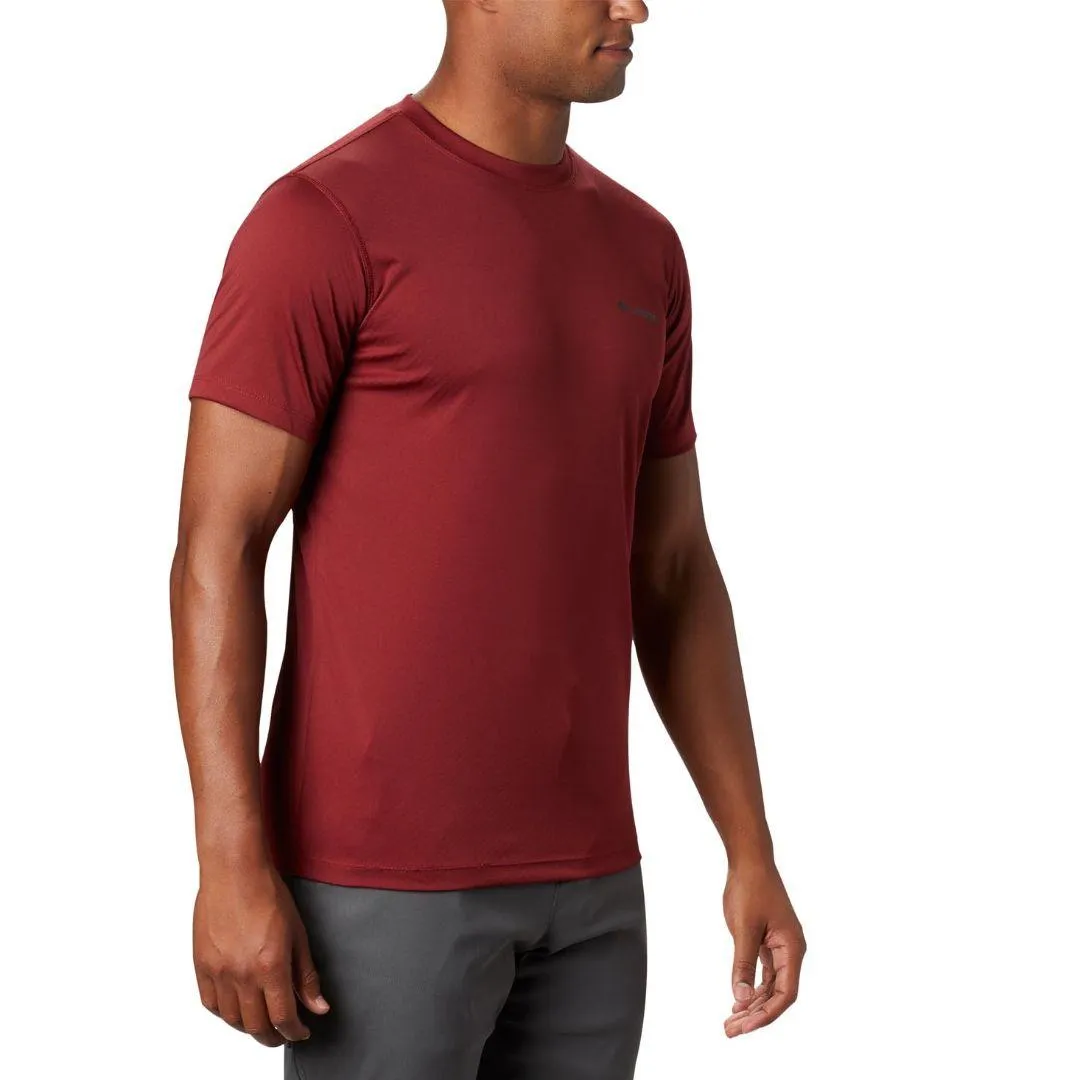 Columbia Men Red Omni-Freeze Zero Rules Tshirt
