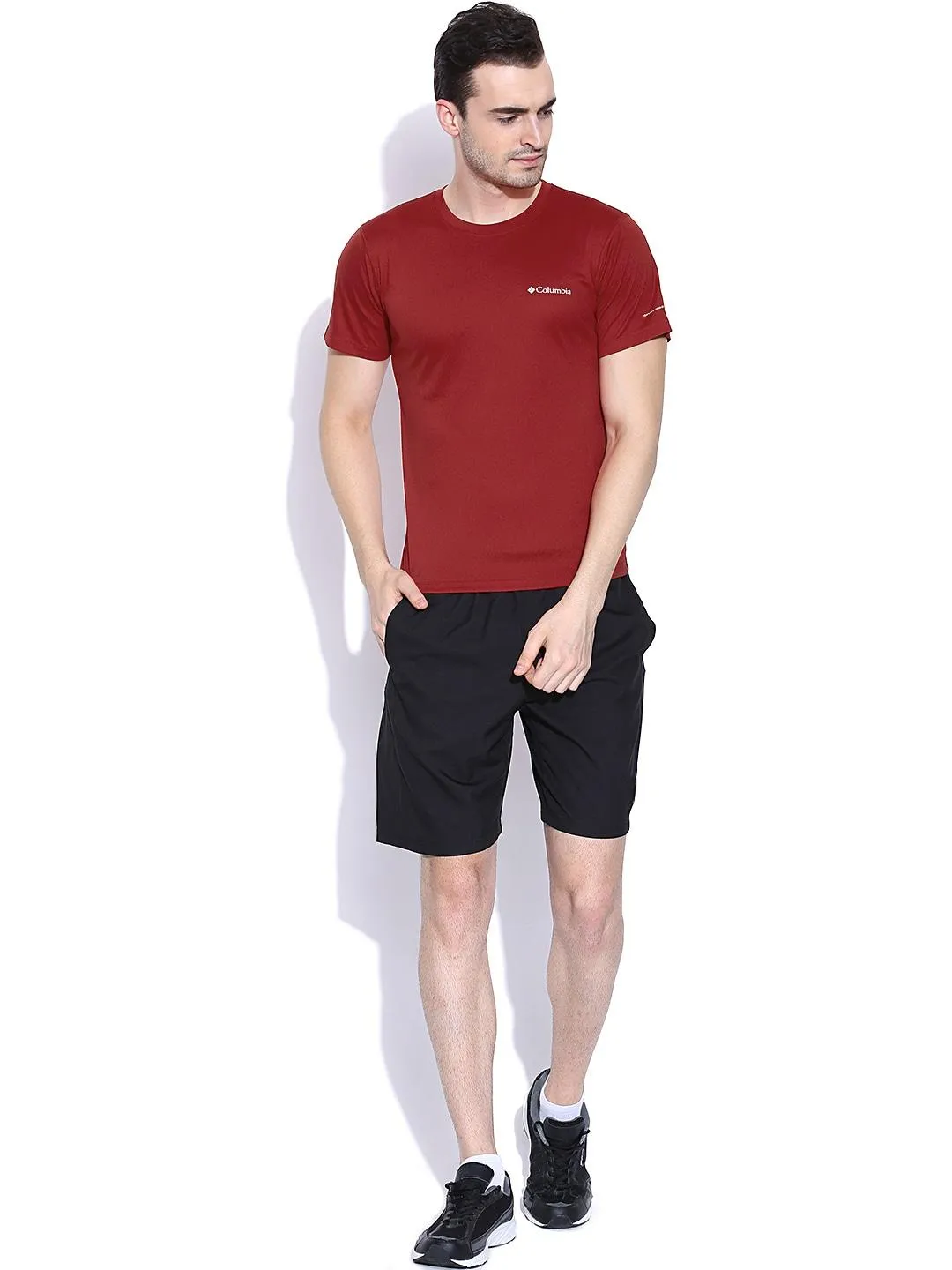 Columbia Men Red Omni-Freeze Zero Rules Tshirt
