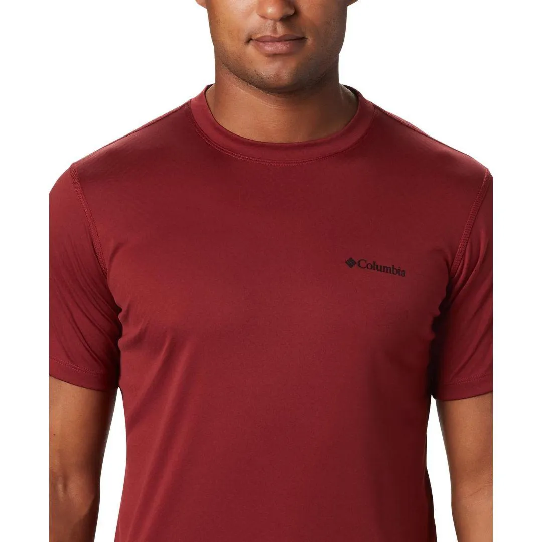 Columbia Men Red Omni-Freeze Zero Rules Tshirt
