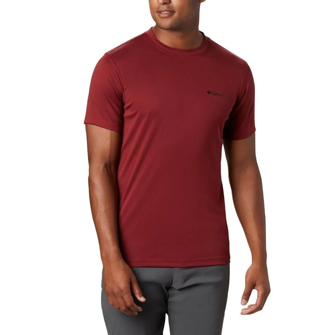 Columbia Men Red Omni-Freeze Zero Rules Tshirt