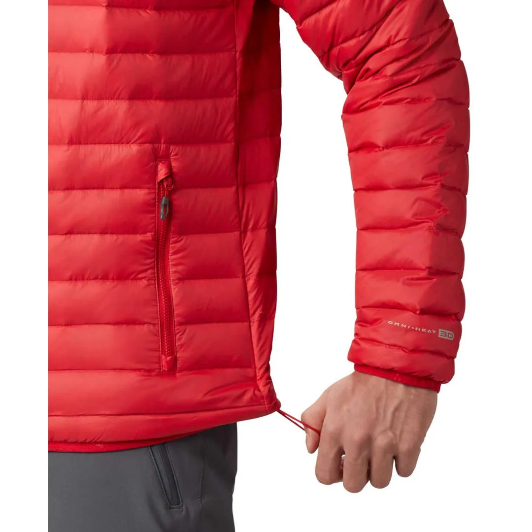Columbia Men Red Omni-Heat 3D Alpha Trail Down Jacket