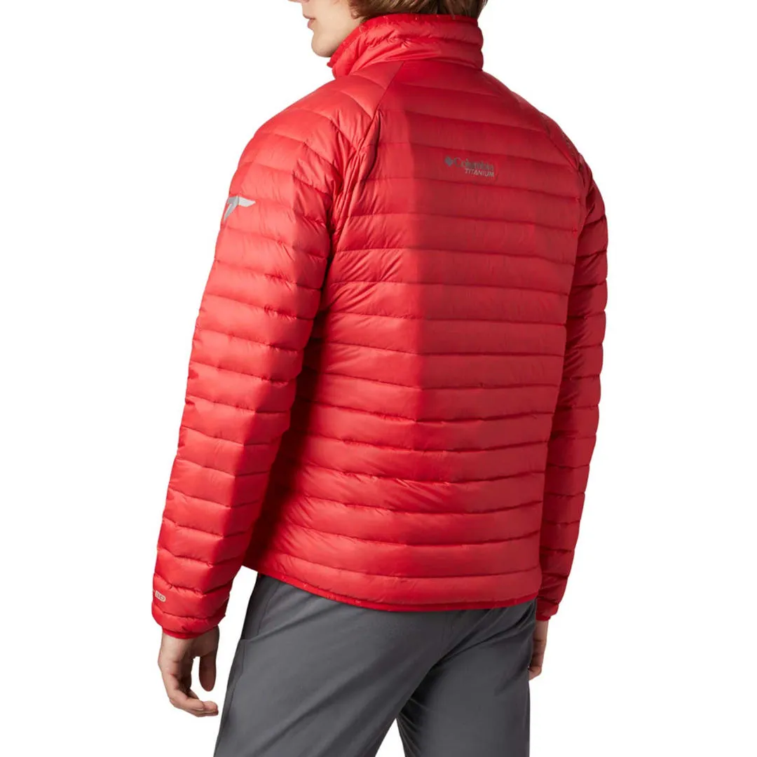 Columbia Men Red Omni-Heat 3D Alpha Trail Down Jacket