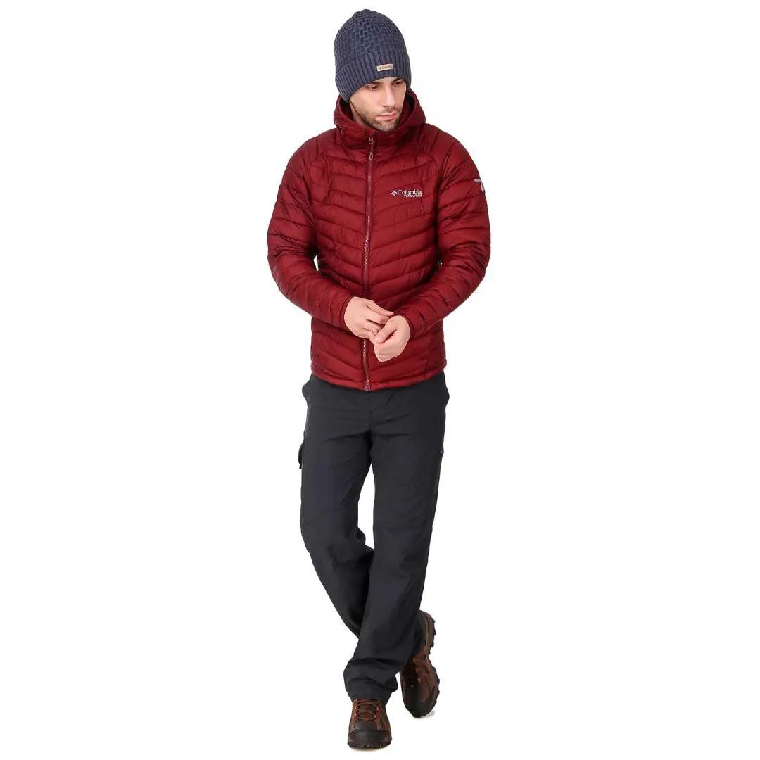 Columbia Men Red Omni-Heat 3D Snow Country Hooded Jacket