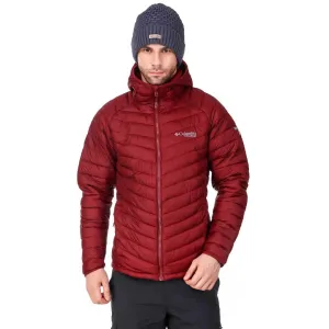 Columbia Men Red Omni-Heat 3D Snow Country Hooded Jacket