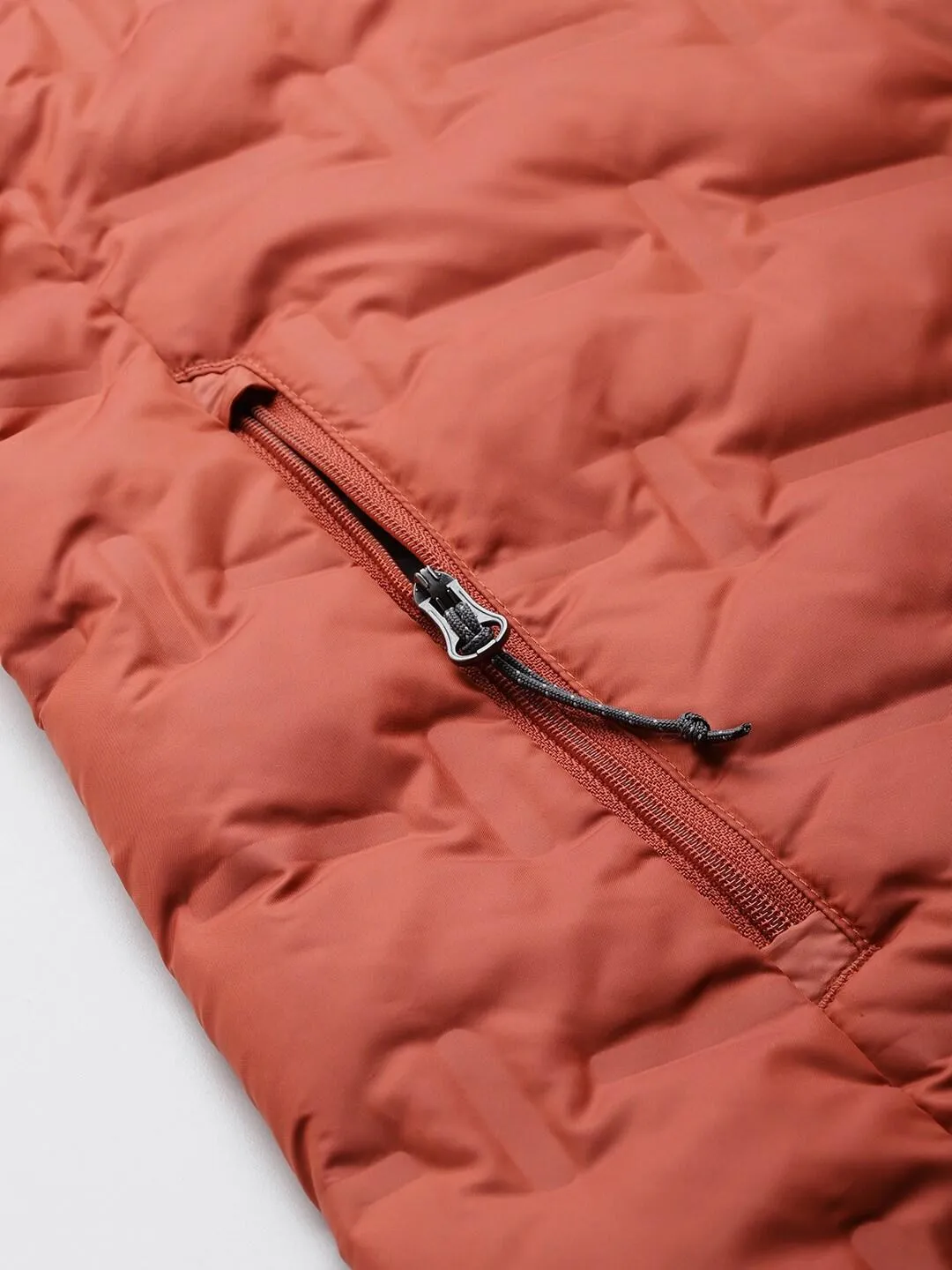 Columbia Men Red Omni-Heat Reflective Delta Ridge Hooded Down Jacket