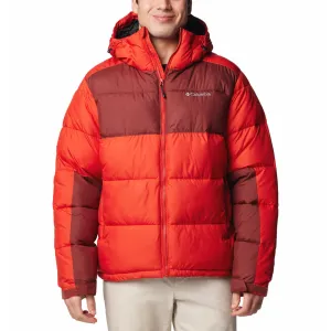 Columbia Men Red Omni-Heat Reflective Pike Lake II Hooded Jacket