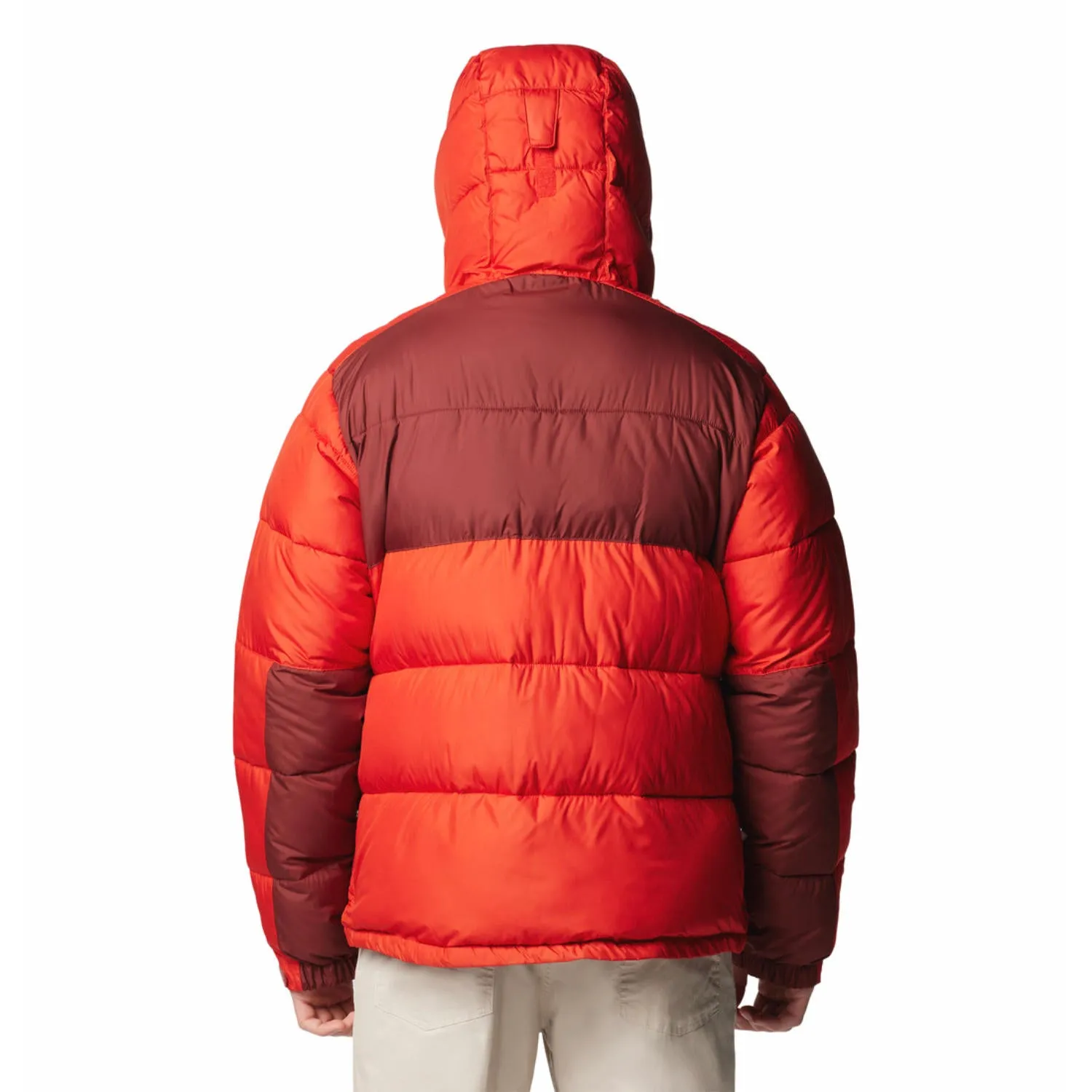 Columbia Men Red Omni-Heat Reflective Pike Lake II Hooded Jacket