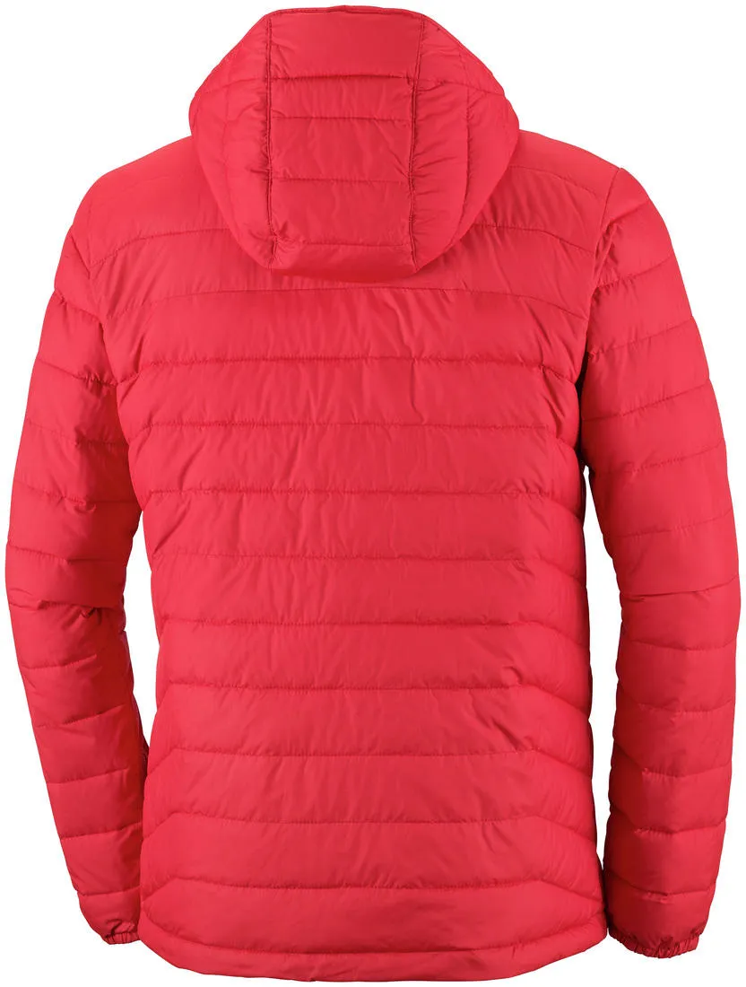 Columbia Men Red Omni-Heat Reflective Powder Lite Hooded Jacket