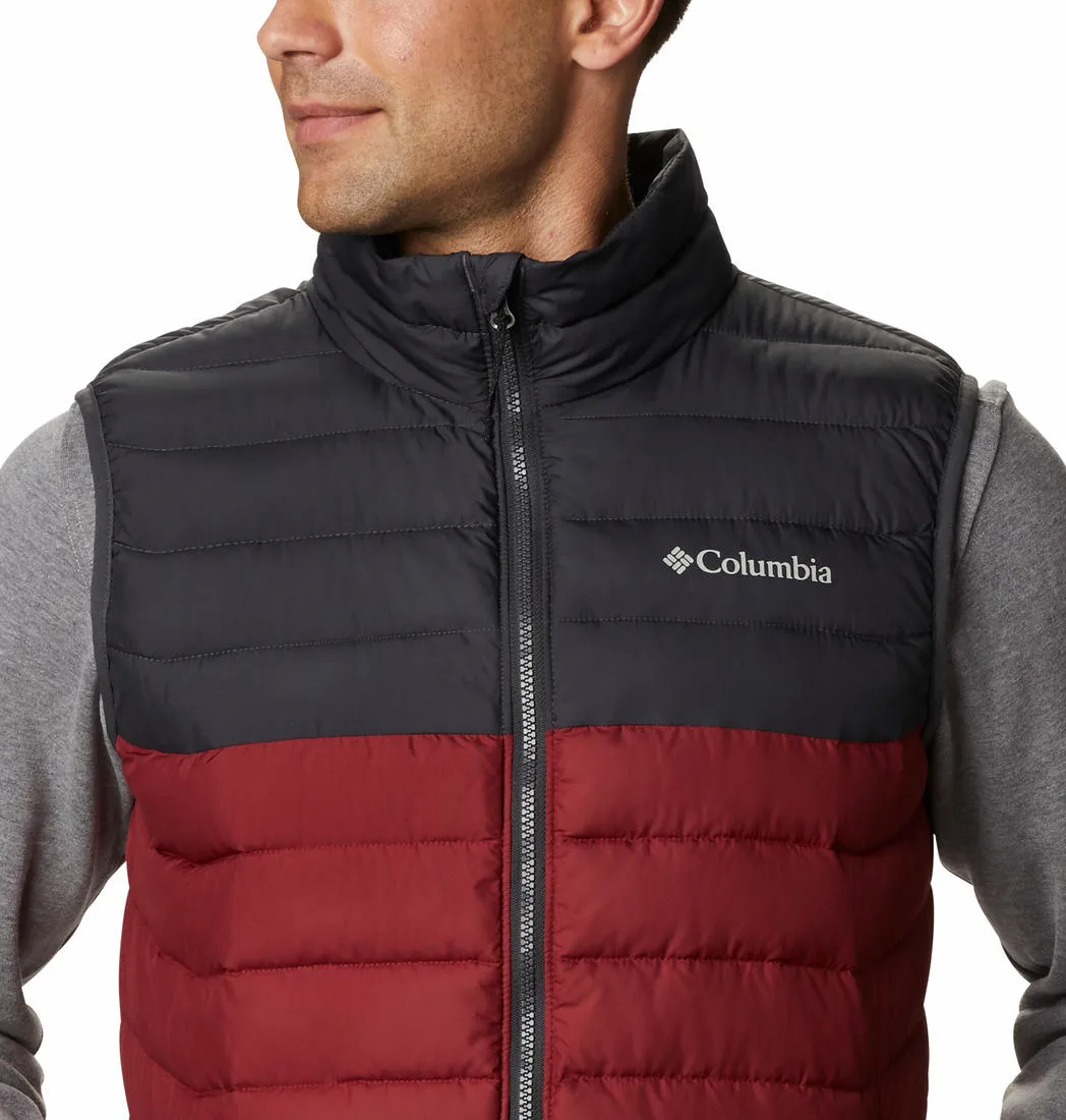 Columbia Men Red Omni-Heat Reflective Powder Lite Vest
