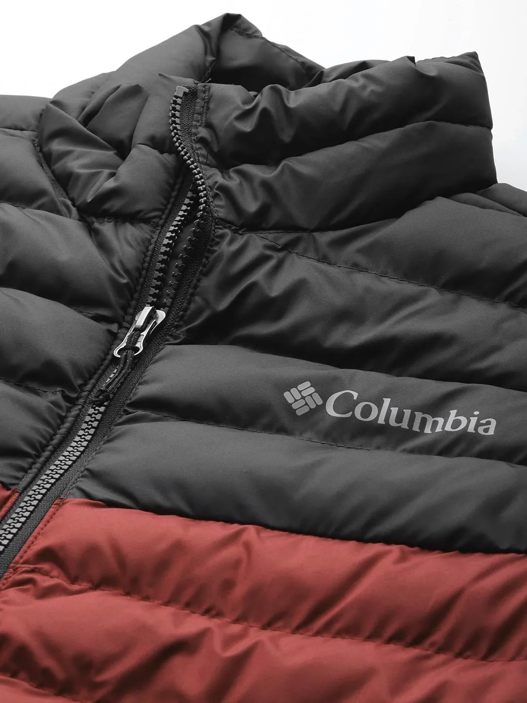 Columbia Men Red Omni-Heat Reflective Powder Lite Vest