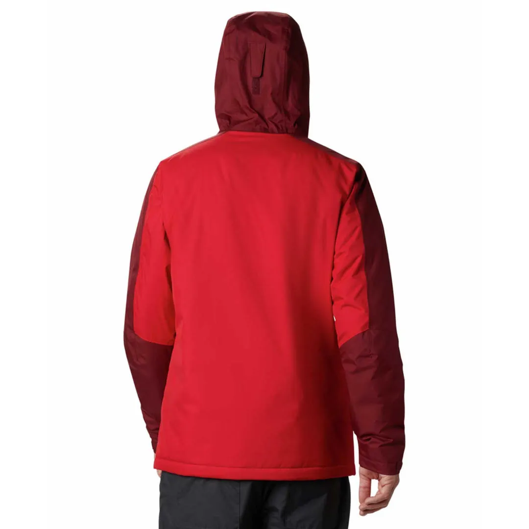 Columbia Men Red Omni-Heat Reflective Valley Point Jacket