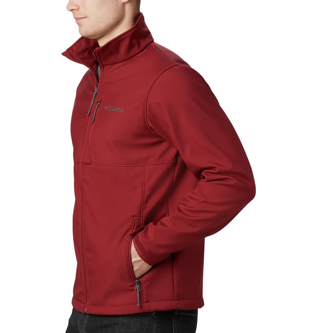 Columbia Men Red Omni-Shield Ascender Softshell Jacket