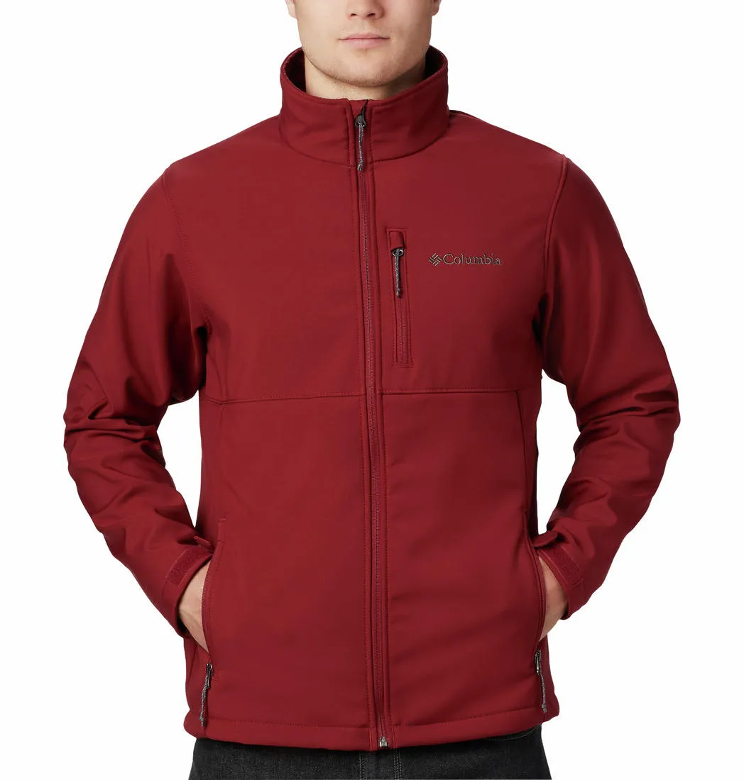 Columbia Men Red Omni-Shield Ascender Softshell Jacket
