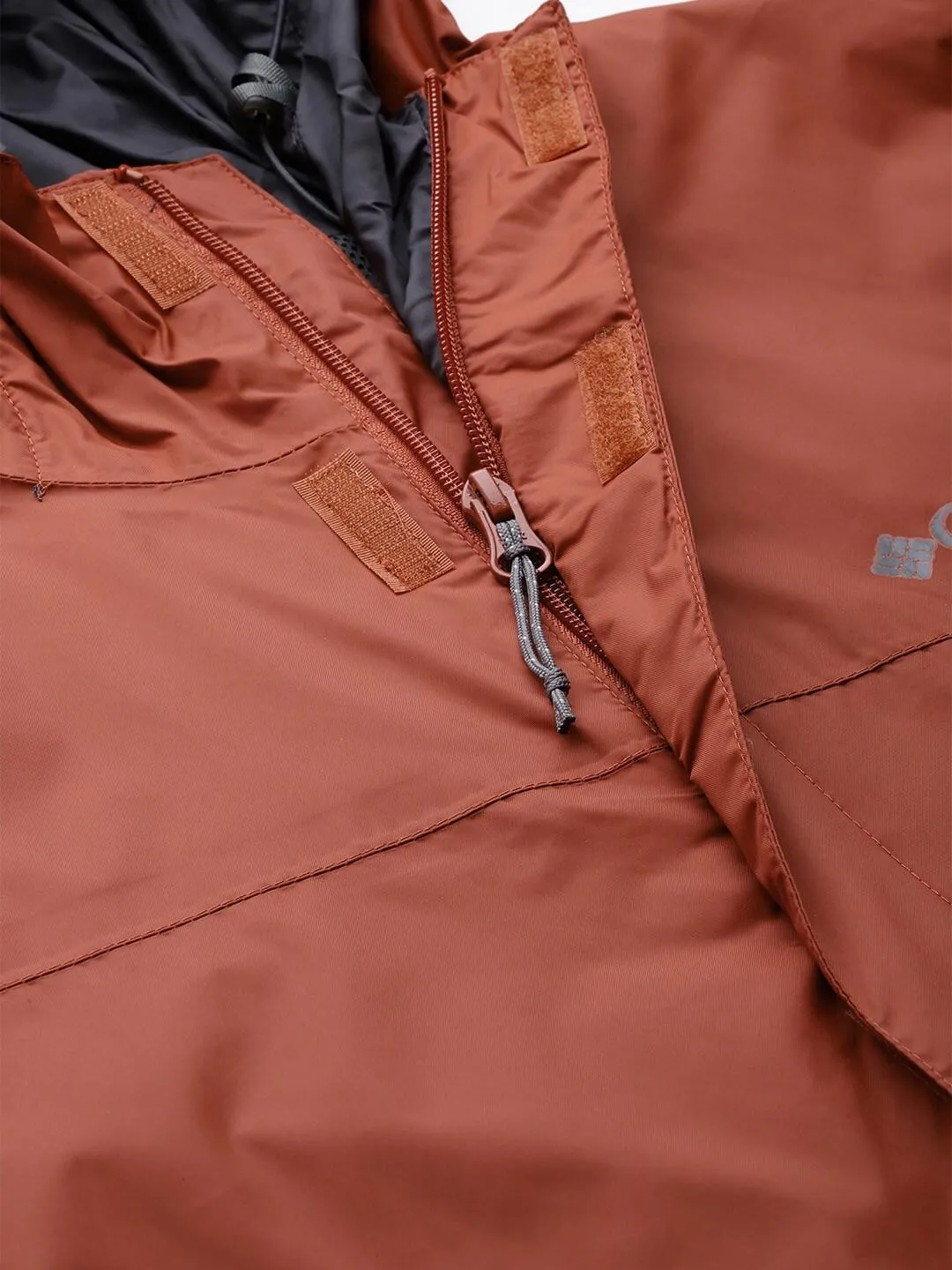 Columbia Men Red Omni-Tech Watertight II Waterproof Rain Jacket