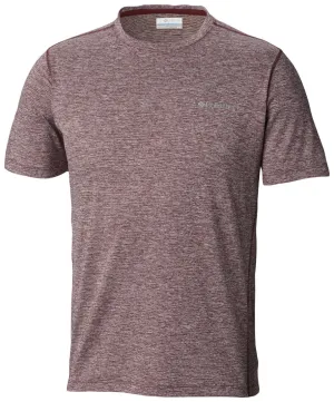 Columbia Men Red Omni-Wick Deschutes Runner Tshirt